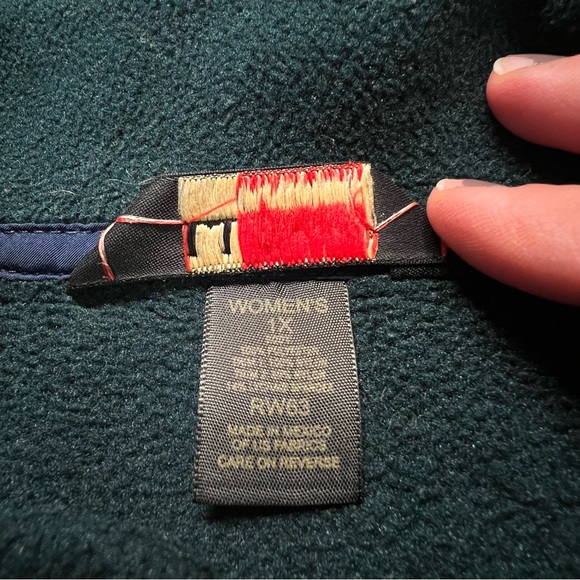 Vintage LL Bean Womens Fleece Full Zip Vest Size 1X Outdoor Gorpcore Hiking - Picture 8 of 8